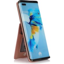 Mays Boutique Huawei Mate 40 Kart Tutucu ile Uyumlu Premium Deri Çanta Cüzdan (Yurt Dışından)