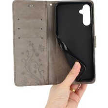 Mays Boutique Samsung Galaxy S24 Fe Kart Tutucu Için Flip Case Pu Deri Kickstand Bilek (Yurt Dışından)