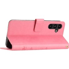 Mays Boutique Samsung Galaxy S24 Fe Kart Tutucu Için Flip Case Pu Deri Kickstand Bilek (Yurt Dışından)