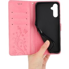 Mays Boutique Samsung Galaxy S24 Fe Kart Tutucu Için Flip Case Pu Deri Kickstand Bilek (Yurt Dışından)