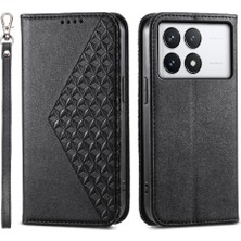 Mays Boutique Xiaomi Poco X6 Pro 5g Eşkenar Dörtgen Şekli Cüzdan Standı Günlük Kullanım Için Flip Case (Yurt Dışından)