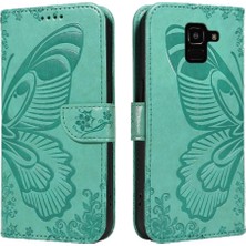 Mays Boutique Samsung Galaxy J6 2018 Için Flip Case Ayrılabilir El Kayışı Kabartmalı Yüksek (Yurt Dışından)