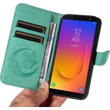 Mays Boutique Samsung Galaxy J6 2018 Için Flip Case Ayrılabilir El Kayışı Kabartmalı Yüksek (Yurt Dışından)