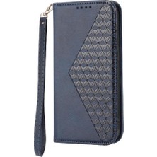 Mays Boutique IPhone x Için Flip Case/xs Cüzdan Standı Eşkenar Dörtgen Şekli Günlük Kullanım El Kayışı (Yurt Dışından)