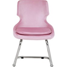 Markaelz Krom Metal Ayaklı Misafir Koltuğu Bekleme Koltuğu