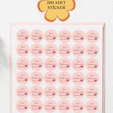 Paytak Moda 100 Adet Stickers Paketleme Kargo Çıkartma Pyt0kstk149