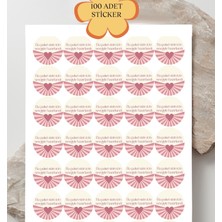 Paytak Moda 100 Adet Stickers Paketleme Kargo Çıkartma Pyt0kstk140
