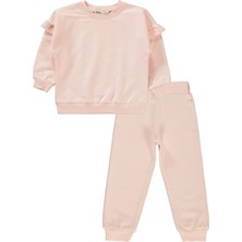 Civil Girls Kız Çocuk Eşofman Takımı 2-5 Yaş Pudra
