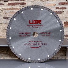 Badem10 Ugr Turbo Elmas Beton Tuğla Kesme Kesici Disk Diski 230 mm