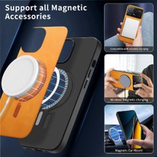 Manyi Mall Xiaomi Poco X6 Pro 5g Için Flip Case Ince Hafif Kablosuz Şarj Araba (Yurt Dışından)