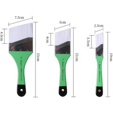 Weather Forecast 3 Adet Eğri Yağlı Boya Akrilik Boya Goaj Boya Fırçası Takımı Fırça Seti CIN690YS