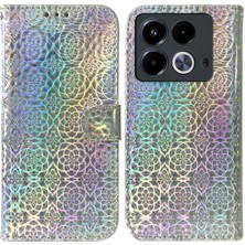 Manyi Mall Infinix Not 40 4g Glitter Renkli Standı Tutucu Cüzdan Kılıf Için Flip Case (Yurt Dışından)