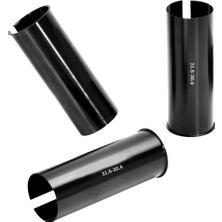 Pengfu Shop Siyah Stil Bisiklet Seatpost Tüp Kol Alüminyum Alaşımlı Değişken Çap Dönüşüm Seatpost Tüp Adaptörü Dağ Bisikleti Parçaları (Yurt Dışından)