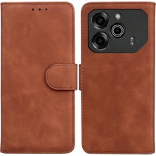 Mays Home1 Tecno Pova 6 Pro 5g Premium Pu Deri Standı Tutucu Kartı Için Flip Case (Yurt Dışından)