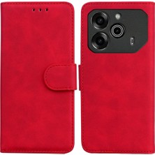 Mays Home1 Tecno Pova 6 Pro 5g Premium Pu Deri Standı Tutucu Kartı Için Flip Case (Yurt Dışından)