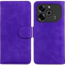 Mays Home1 Tecno Pova 6 Pro 5g Premium Pu Deri Standı Tutucu Kartı Için Flip Case (Yurt Dışından)