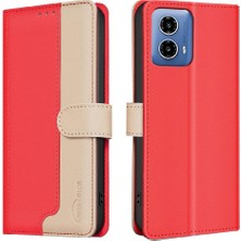 Mays Home1 Motorola Moto G34 5g Rfıd Engelleme Kickstand Darbeye Tpu Için Flip Case (Yurt Dışından)