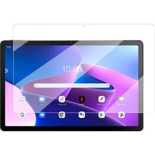 Smody Lenovo Tab M10 3. Nesil TB-328FU ZAAG003TR 360 Dönerli Standlı Kapaklı Kılıf + Temperli Cam