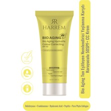 Harrem Bio Aging Ton Eşitleyen Nemlendiricili Yaşlanma Önleyici Yüksek Koruyuculu 50+ Spf cc Krem 50 ml