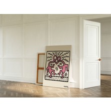 Pegziz Oda Dekorasyon Pop Art Kanvas Tablo Keith Haring Sanatsal Tablo Salon Dekorasyonu Duvar Tablosu