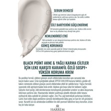 Harrem Akneli&yağlı Ciltler Leke Karşıtı Yüksek Koruyucu Yağsız SPF50 Uva/uvb Güneş Kremi 50 ml Black P.int