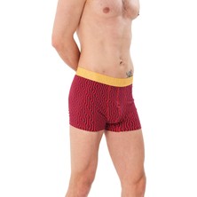 Uwxander Desenli Erkek Pamuklu Boxer - Labyrinth