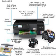 Epson Ecotank L8100 A4 Çok Fonksiyonlu Yazıcı