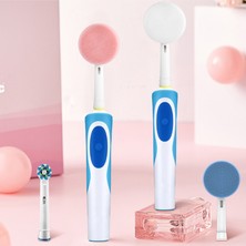 Yeşil Stil Oral-B Elektrikli Diş Fırçaları Için Yüz Temizleme Fırça Başlığı Değiştirme Başlıkları Face Skin Care Tools (Yurt Dışından)