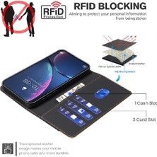 Mays Home1 Realme 12 5g Kickstand Rfıd Engelleme Kart Yuvaları Tutucu Flip Case (Yurt Dışından)