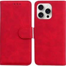 Mays Home1 IPhone 16 Için Flip Case Pro Manyetik Kart Yuvası Premium Pu Deri Standı (Yurt Dışından)