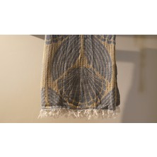 AQUATOLIA Doris Peştemal -  Pamuk- 100X180- Peştemal- Plaj Havlusu- Istiridye Desen
