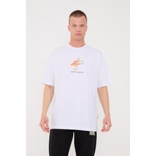 Lovely Store Vangogh&minac&signac Beyaz Nakışlı Oversize Unisex T-Shirt