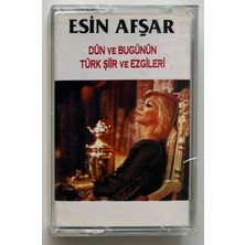 Ada Müzik Esin Afşar Dün ve Bugünün Türk Şiir ve Ezgileri Kaset (Orjnal Dönem Baskı Kaset)