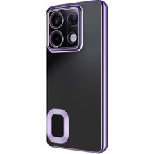 Case 4u Xiaomi Redmi Note 13 4g Kılıf Kamera Korumalı Logo Gösteren Omega Kapak Lila