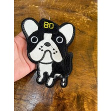 14X10 cm Deri Köpek Arma Dikiş Aksesuarı