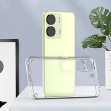 Novatis Redmi 13C Uyumlu 3D Kamera Korumalı Sararmaz Darbe Emici Şeffaf Kapak