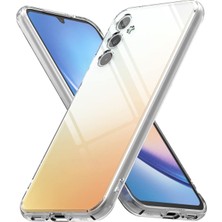 Novatis Samsung Galaxy A34 Uyumlu 3D Kamera Korumalı Sararmaz Darbe Emici Şeffaf Kapak