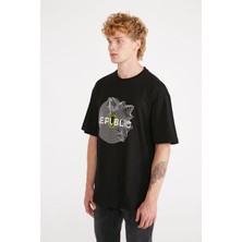 Jepublic Erkek Siyah T-Shirt ( Model Kodu : J231107 )