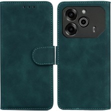 Mays Shop Tecno Pova 6 Pro 5g Premium Pu Deri Standı Tutucu Kartı Için Flip Case (Yurt Dışından)