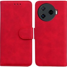 Mays Shop Tecno Camon 30 Pro Premium Pu Deri Manyetik Standı Tutucu Için Flip Case (Yurt Dışından)