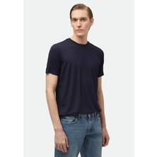 Ramsey Lacivert Düz T-Shirt