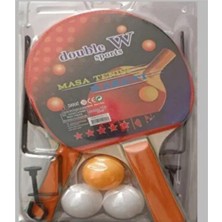 Fashion Junior Masa Tenisi Raketi 3 Adet Masa Tenisi Topu Pinpon Seti