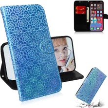 Mays Home1 Tecno Pova 6 Pro 5g Için Flip Case Kart Yuvası Standı Tutucu Glitter Renkli (Yurt Dışından)