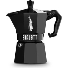 Bialetti Moka Pot Exclusive 3 Cup Siyah