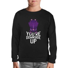 Lord T-Shirt Cadılar Bayramı - Herşey Ters Siyah Çocuk Sweatshirt