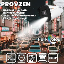 Provzen Rivo 6 Kameralı Colorvu ve Ses Kayıtlı Güvenlik Kamerası