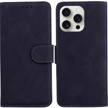 Manyi Mall - 9117 IPhone 16 Için Flip Case Pro Max Kart Yuvası Standı Tutucu Premium Pu Deri (Yurt Dışından)