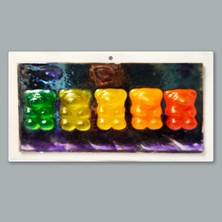 Art-Decor Store Kabartma Tablo Gummy Bears