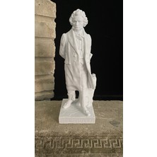 Root Made Ludwig Van Beethoven Büst Heykel Dekoratif Obje Ev Ofis Kitaplık Konsol Dekor