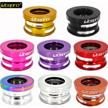 Pengfu Shop Gümüş Tarzı Litepro Katlanır Bisiklet Kulaklık Bmx 44MM Entegre Direksiyon Çatal Rulman Bisiklet Basın Kutusu Sütun Bisiklet Bardak (Yurt Dışından)